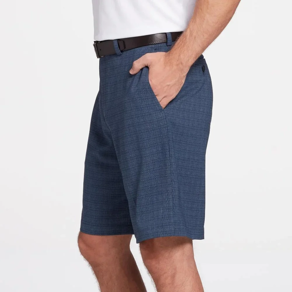 NWT Walter Hagen Men's Perfect 11 Tonal Plaid 10" Golf Shorts - Picture 3 of 4